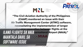 Ilang flights sa NAIA naantala dahil sa software issue | TV Patrol