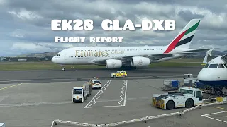 Emirates Economy Flight Report (GLA-DXB)