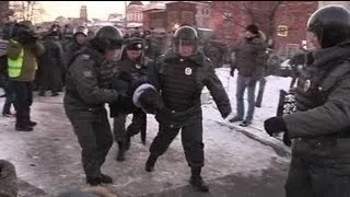 Festnahmen bei Protestmarsch in Moskau