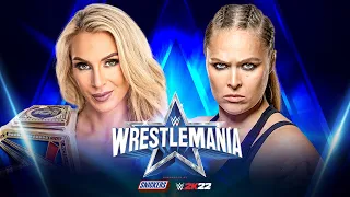 Ronda Rousey vs Charlotte Flair - WrestleMania 38