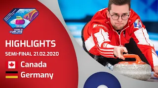 HIGHLIGHTS: Canada v Germany - Men's semi-final - World Junior Curling Championships 2020