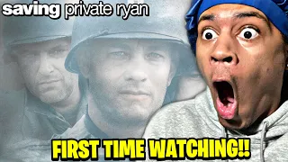 FIRST TIME WATCHING | SAVING PRIVATE RYAN | FULL MOVIE REACTION!!