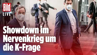 🔴 K-Frage-Krimi in der Union: So geht es jetzt weiter mit Laschet vs. Söder