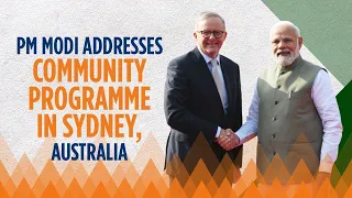 LIVE: PM Narendra Modi addresses Indian diaspora in Sydney, Australia | PM Modi LIVE