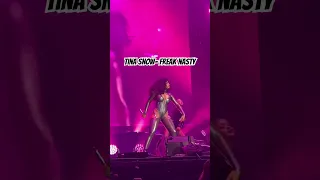 Megan performs Freak Nasty LIVE in Houston, TX #megantheestallion #marchmadness #tinasnow