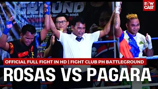 Albert Pagara vs Lorence Rosas Full Boxing Fight in HD | FCP Battleground, Palawan