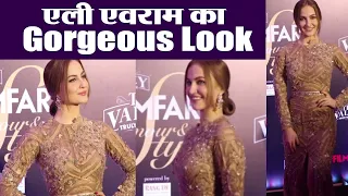 Elli Avram looks perfect in stylish outfit at Filmfare Glamour and Style Awards | Boldsky