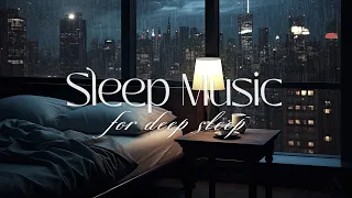 Rain Sounds for Sleeping - Relaxing Night Rain Sounds for Sleep | Bedroom Window Ambience