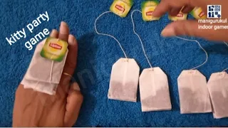 kitty party game with tea bags