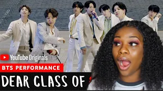 FIRST TIME REACTING TO BTS|| DEAR CLASS OF 2020 PERFORMANCE|| REACTION!!!!!