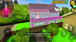 Big Update Scary Teacher 3D - Miss T Barbie Doll, character and House Android Gameplay