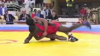 2008 Commonwealth Youth Games: 58 kg Ebikeweimo Wilson (NGR) vs. Rahul Aware (IND)