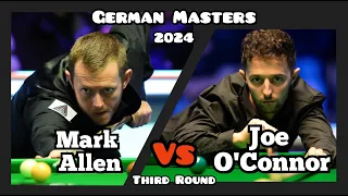 Mark Allen vs Joe O'Connor - German Masters Snooker 2024 - Third Round Live (Full Match)