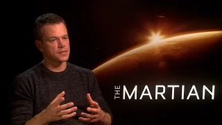 Matt Damon Interview THE MARTIAN + ISS + Ridley Scott + Jason Bourne