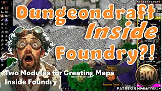 Recreating Dungeondraft in Foundry VTT - Advanced Mapping and Module Tutorial