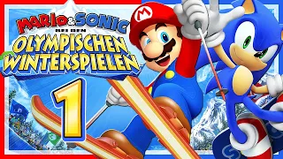 MARIO & SONIC BEI DEN OLYMPISCHEN WINTERSPIELEN # 01 ⛷️ Der Abenteuer-Modus auf dem Nintendo DS!