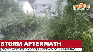 Severe weather causes widespread damage across NC: #WakeUpCLT To Go