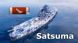 World of WarShips Satsuma - 6 Kills 300K Damage