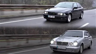 MB W210 vs BMW E39 - один класс. разный подход.