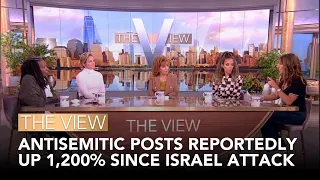 Antisemitic Posts Reportedly Up 1,200% Since Israel Attack | The View