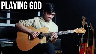 Playing God (Polyphia) but on one guitar only