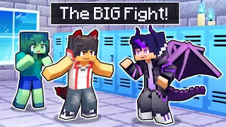 The BIG FIGHT At Monster HIGH SCHOOL In Minecraft!