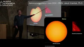 Astronomické úkazy v roce 2024 - RNDr. Jakub Hraníček, Ph.D.