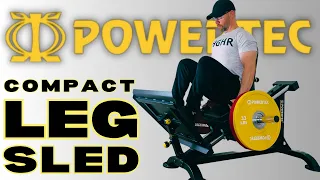 The NEW Powertec Compact Leg Sled