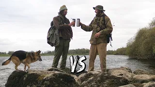 1vs1 SURVIVAL out of a BOTTLE in the Wild! | Nalgene Bottle Challenge