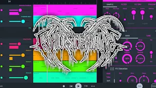 how to make a Ghostemane type beats (fl studio mobile tutorial)