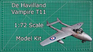 De Haviland Vampire T.11 1:72 Scale Airfix Model kit
