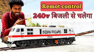 How to make a WAP 7 locomotive model using REMOT control