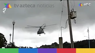 Cae helicóptero donde volaba secretario de Gobierno de Veracruz