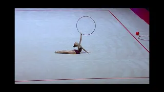 Anette Vaher (EST) Hoop 30.650, 2024 European Cup in Rhythmic Gymnastics - Baku (AZE)