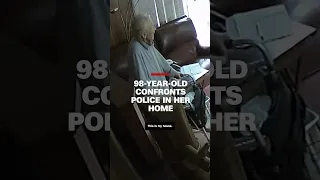 98-year-old woman confronts police raiding her home