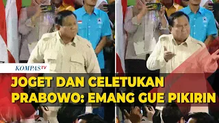 Joget dan Celetukan Prabowo soal Nilai 11 dari 100 dari Anies Baswedan