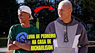 LUVA DE PEDREIRO NA CASA DE RICHARLISON NA INGLATERRA