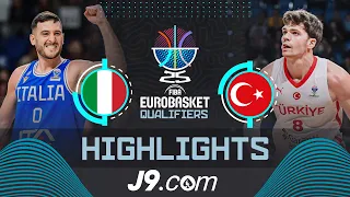 Italy 🇮🇹 vs Turkiye 🇹🇷 | J9 Highlights | FIBA EuroBasket 2025 Qualifiers