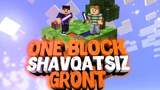 MINECRAFT - ONEBLOCK SHAVQATSIZ GRONT / #2 / GRONT O'ZBEKCHA LETSPLAY