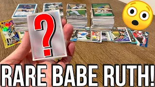 MY BEST BASEBALL CARDS UNBOXING EVER FROM GOODWILL?!