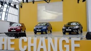 Видео с украинской презентации Renault Logan и Sandero 2013