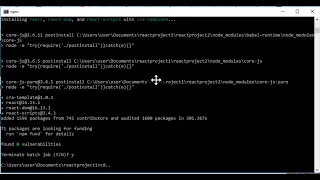 [SOLVED] npm create react app found 0 vulnerabilities | how to fix create-react-app problem