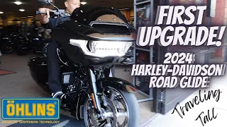 I took my new 2024 Harley-Davidson Road Glide to Ohlins USA! First upgrade on my new motorcycle.