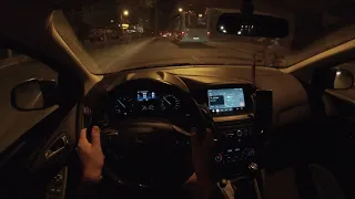 Ford Focus Mk3.5 - POV Night Drive