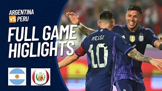 Messi 2 GOAL-- Argentina vs Peru 2-0 - All Goals _ Highlights - 2023