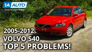 Top 5 Problems Volvo S40 Sedan 2nd Generation 2005-2012