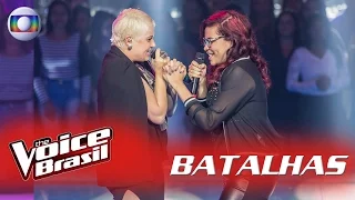 D'Lara e Laura Vieira cantam 'I Kissed a Girl' nas Batalhas - 'The Voice Brasil' | 5ª Temporada
