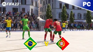 FIFA 23 VOLTA Football | Brazil vs Portugal - Neymar vs Ronaldo | PC Gameplay