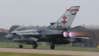 RAF Coningsby spectacular take offs, REHEAT! in 1080p