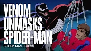 Venom unmasks Spider Man | Spider Man